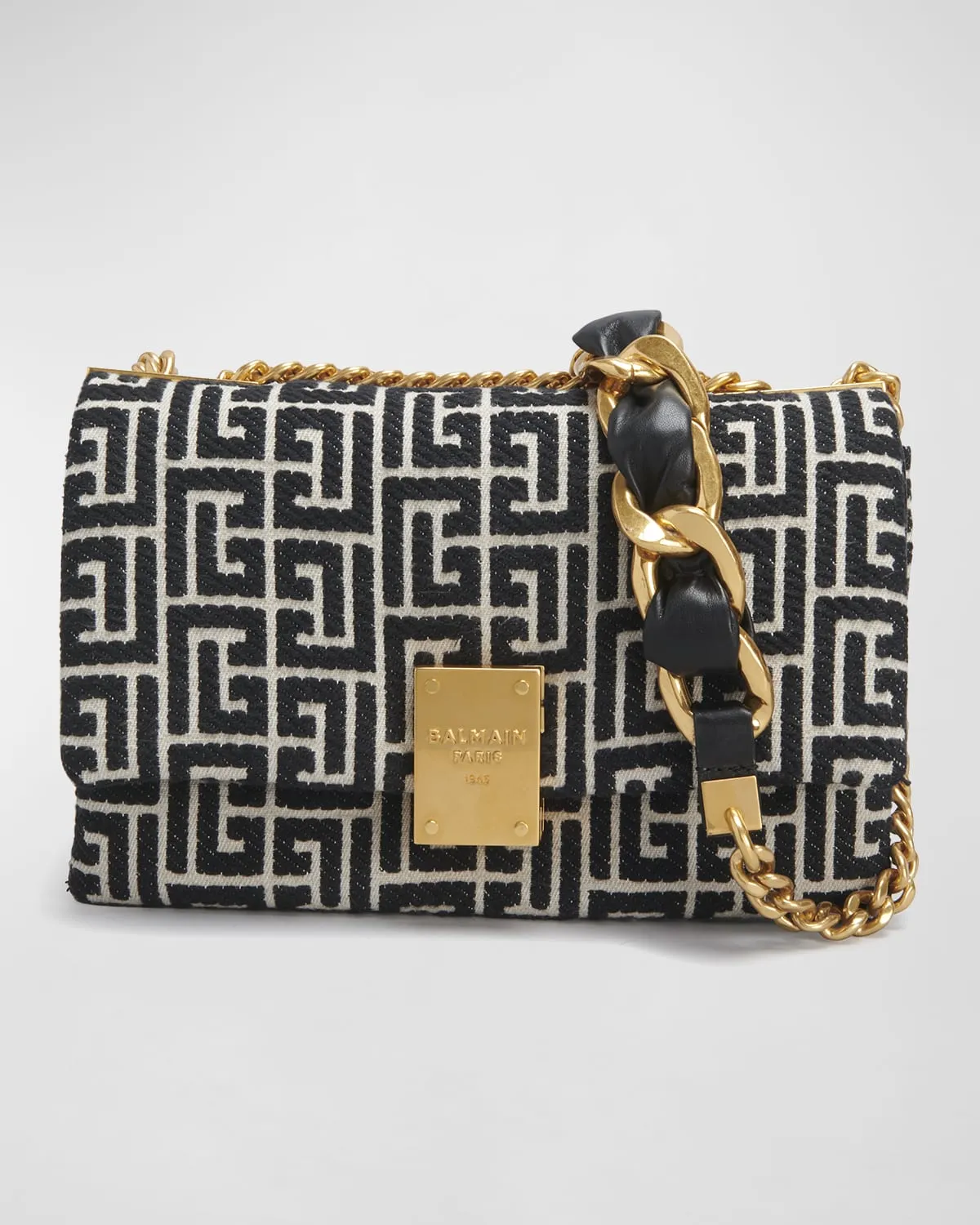 1945 Soft Small Shoulder Bag in Monogram Jacquard