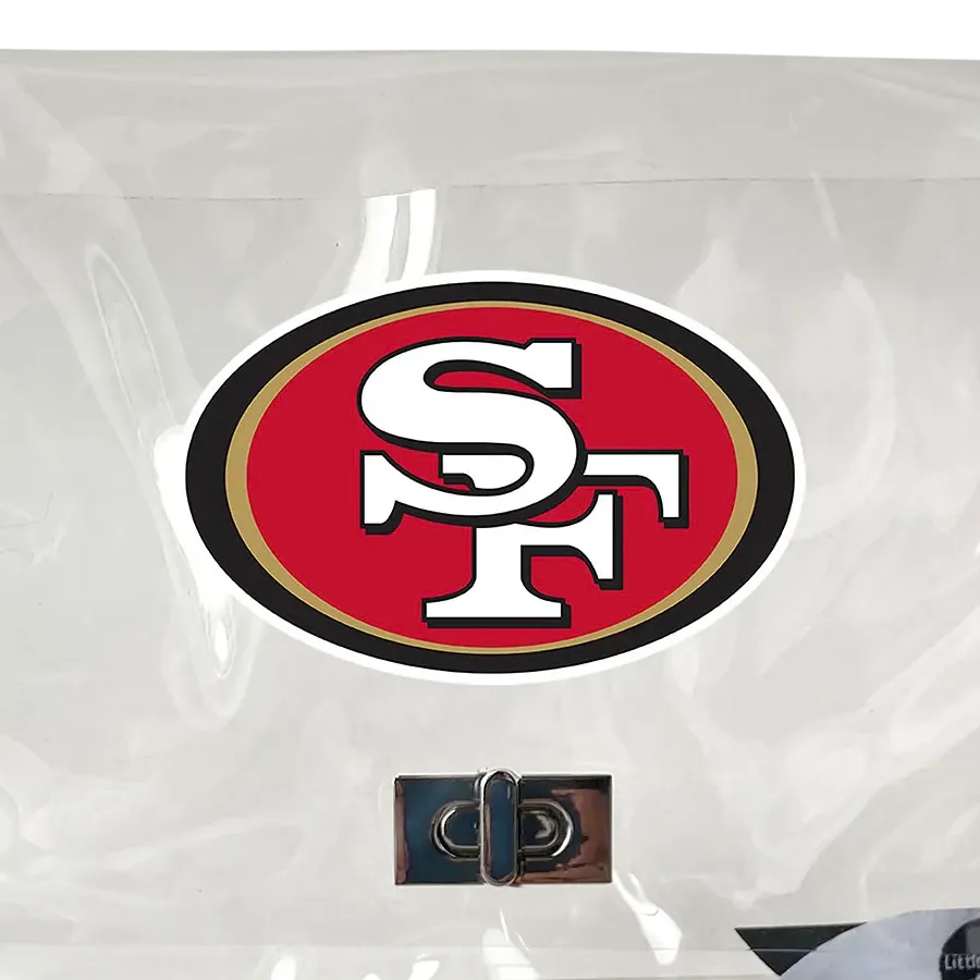 49ers Clear Envelope Purse