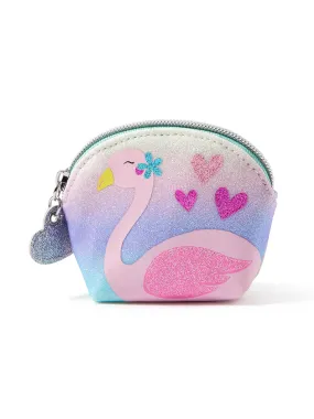 Accessorize Girl Flamingo Ombre Purse