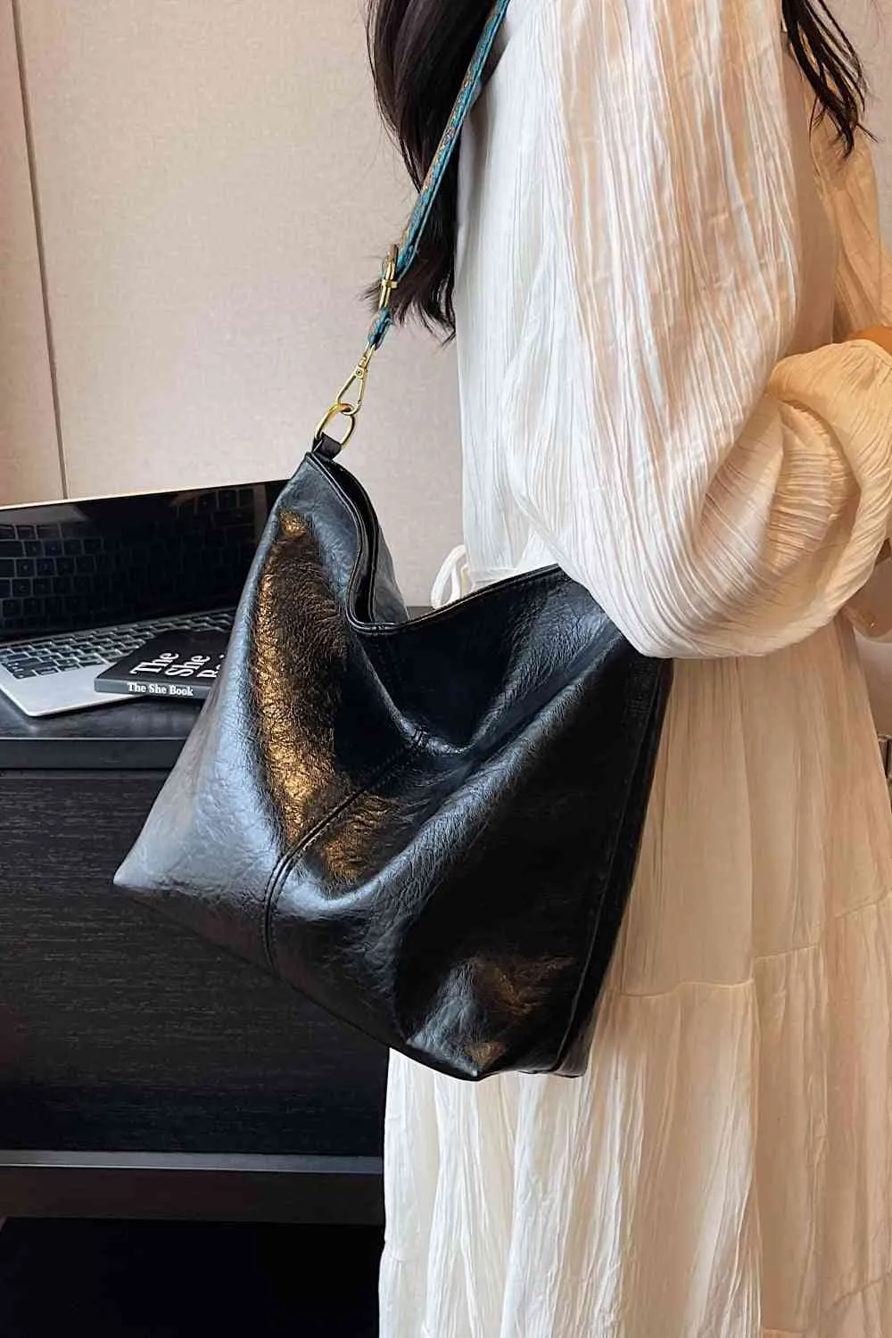 Adored PU Leather Shoulder Bag