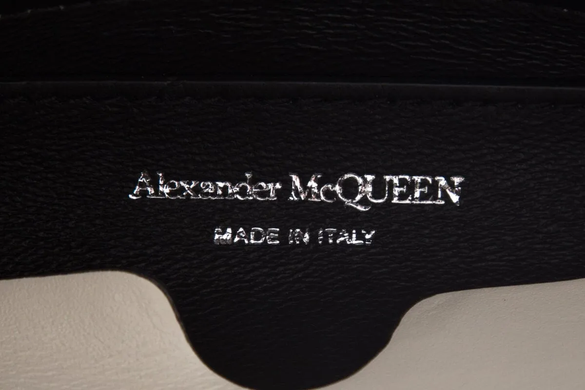 Alexander McQueen THE CURVE  Black & White Handbag