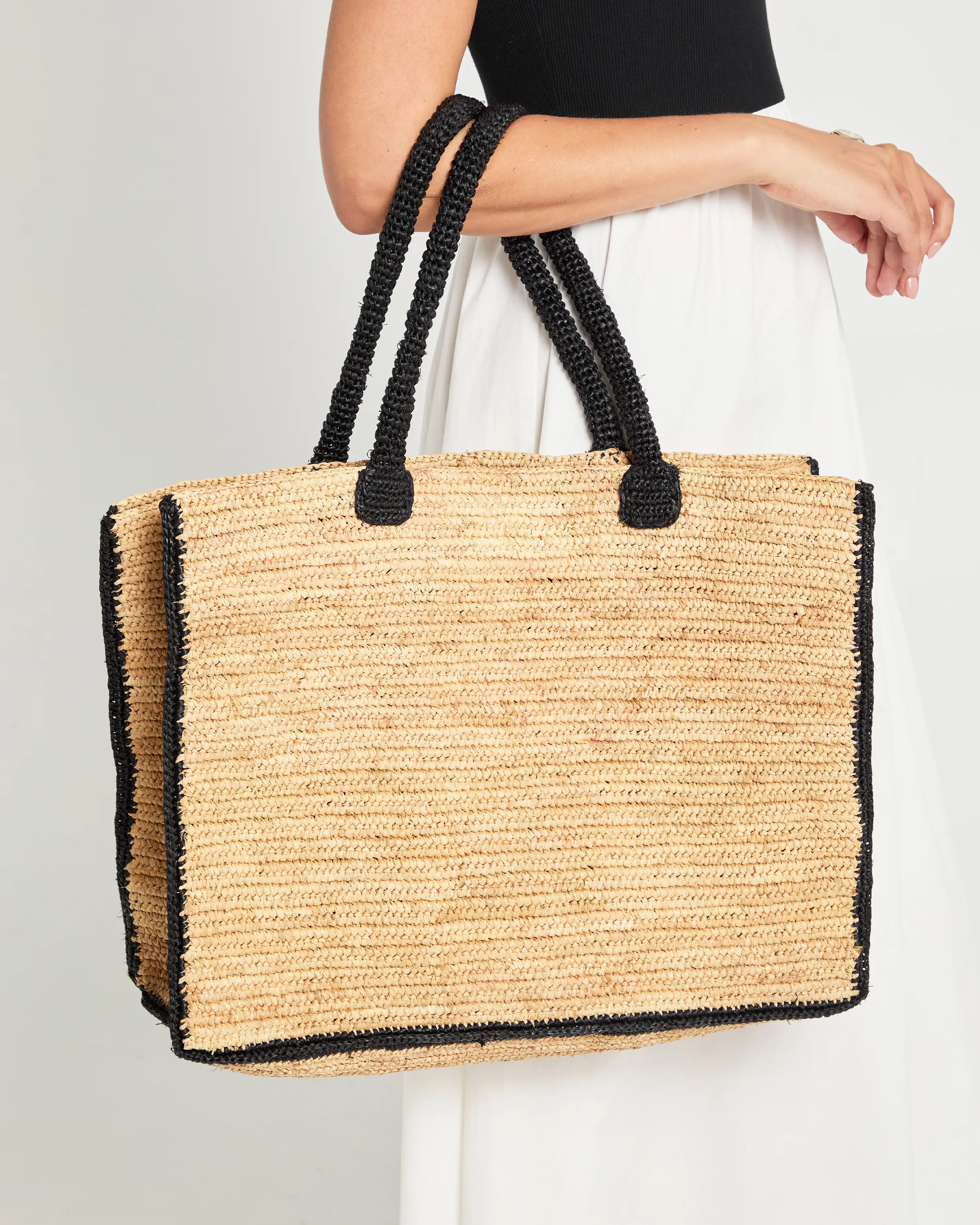 Amalfi Handmade Raffia Tote