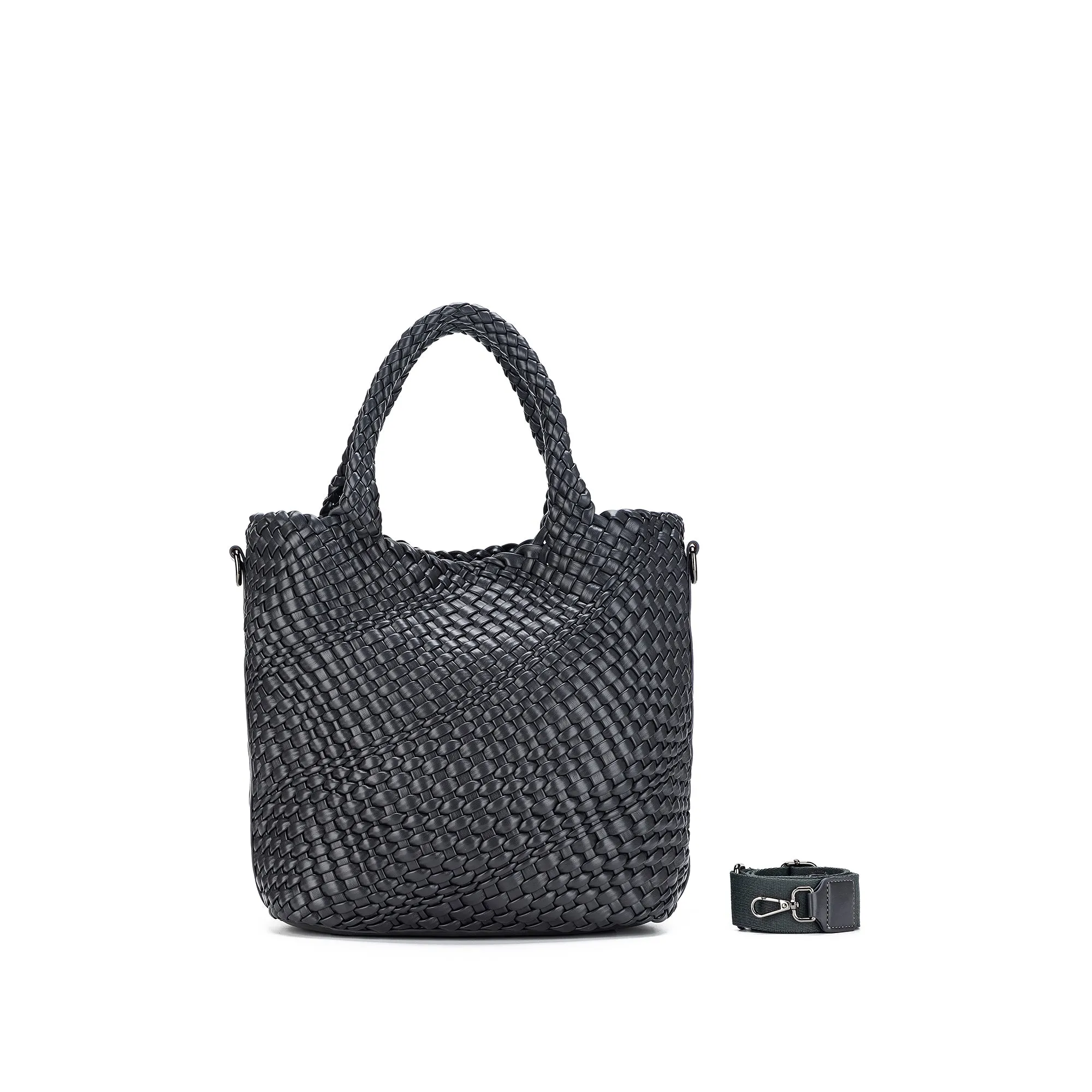 Amali Dark Grey 2 Piece Handbag set