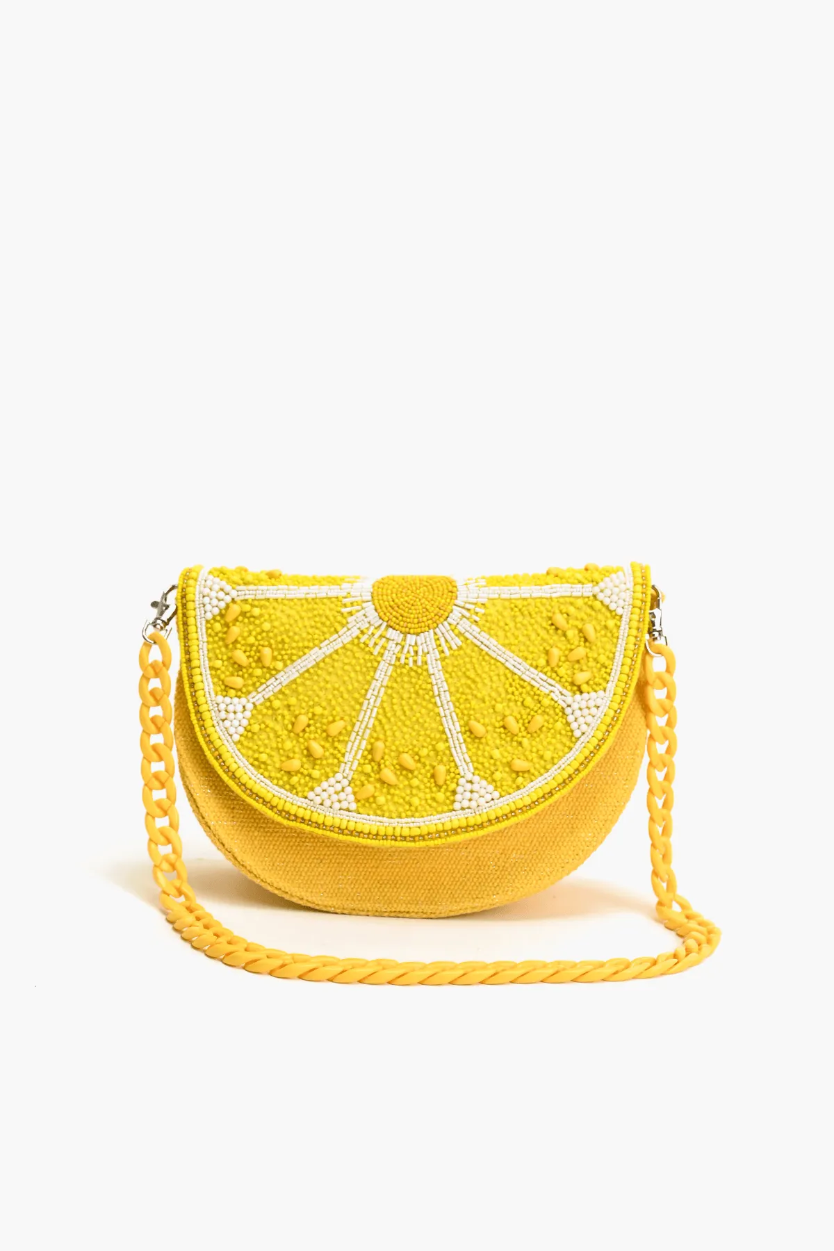 America and Beyond Lemon Shoulder Bag