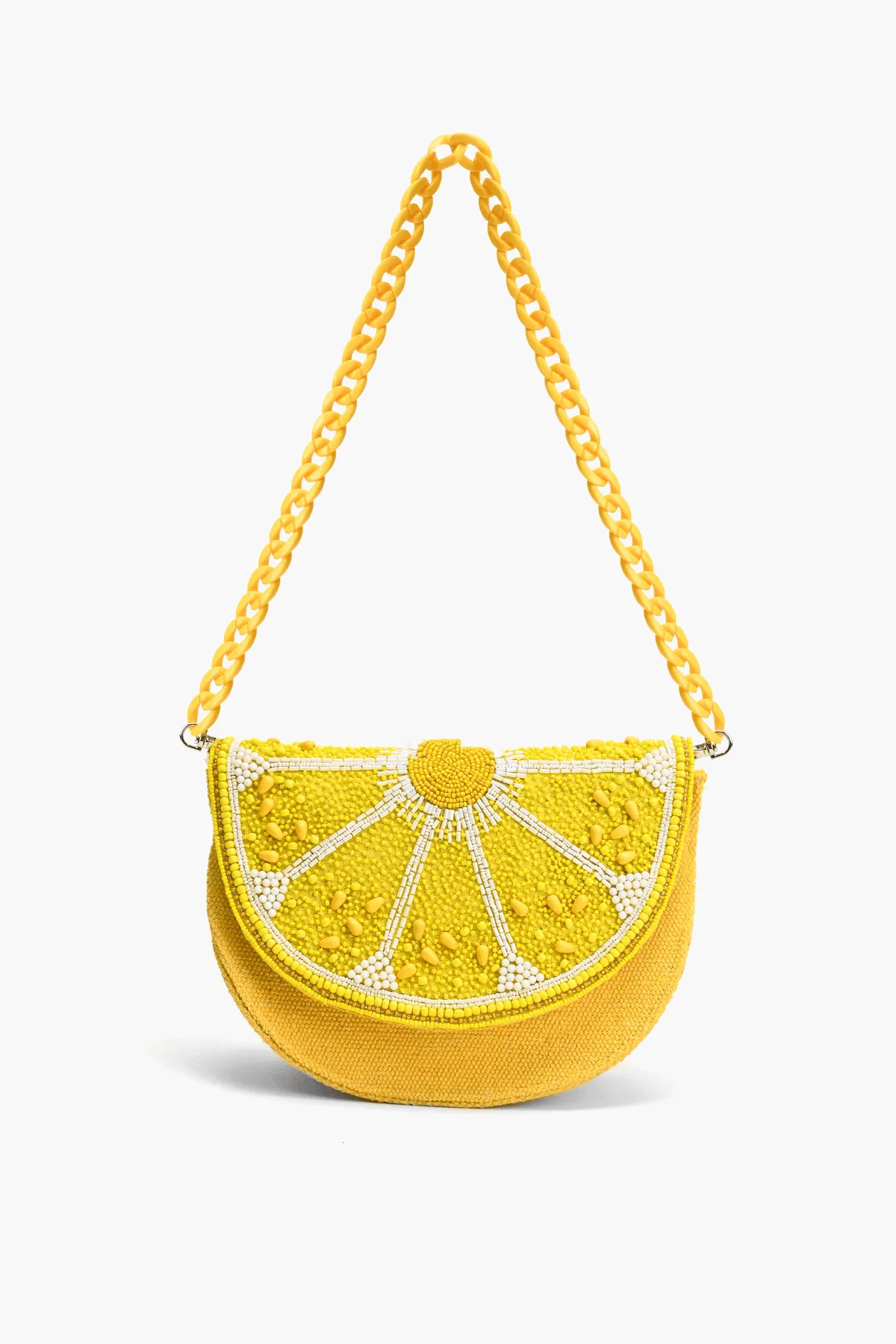 America and Beyond Lemon Shoulder Bag