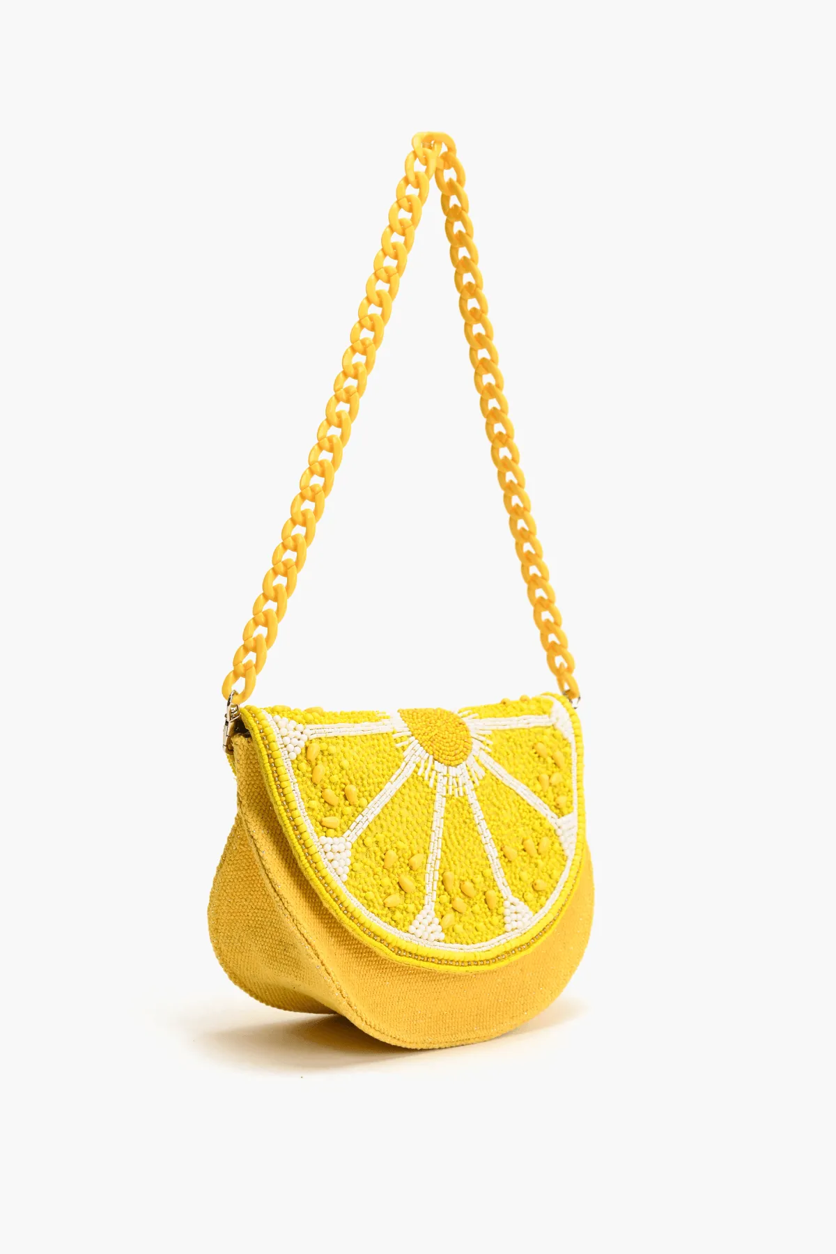 America and Beyond Lemon Shoulder Bag