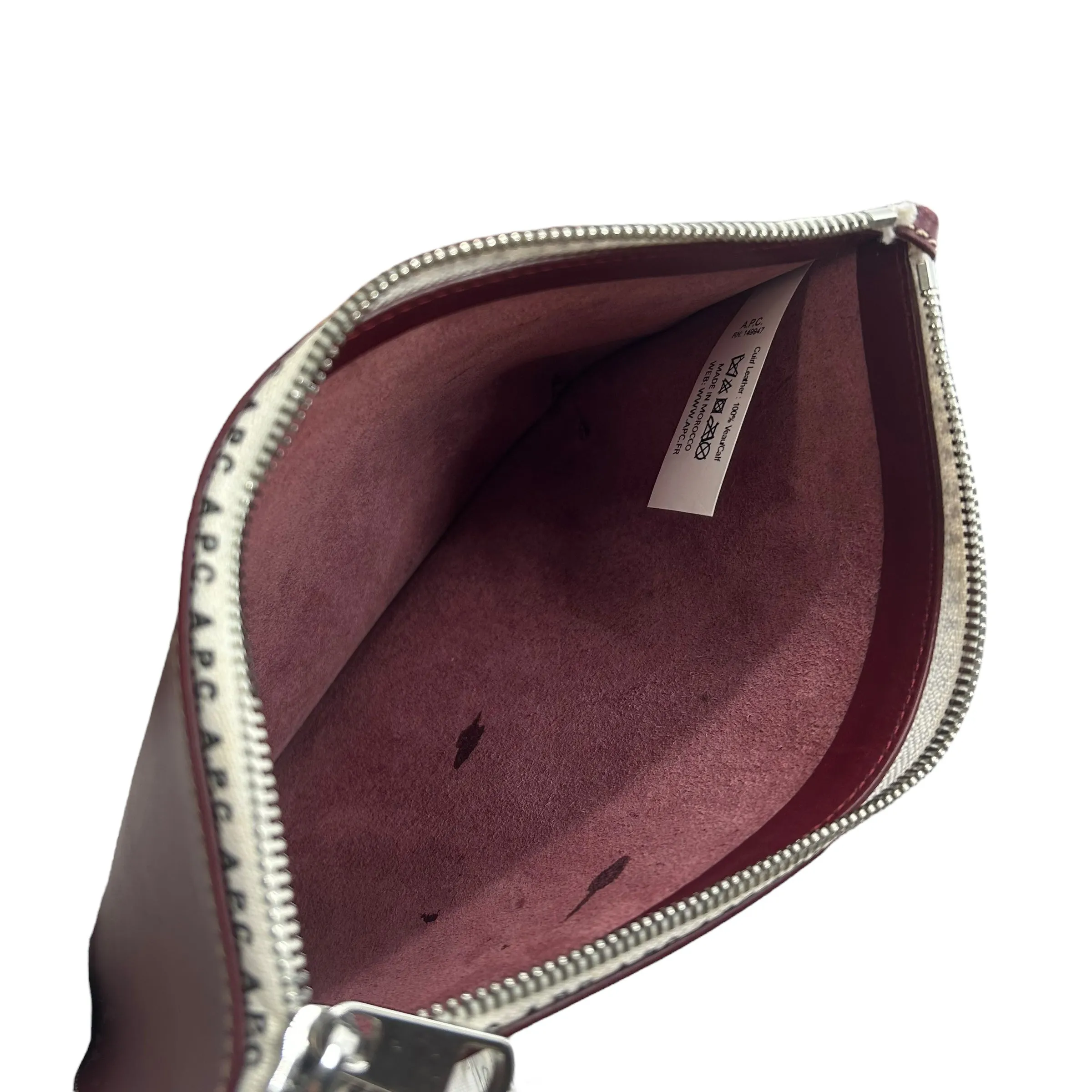 A.P.C./Clutch Bag/Bordeaux/