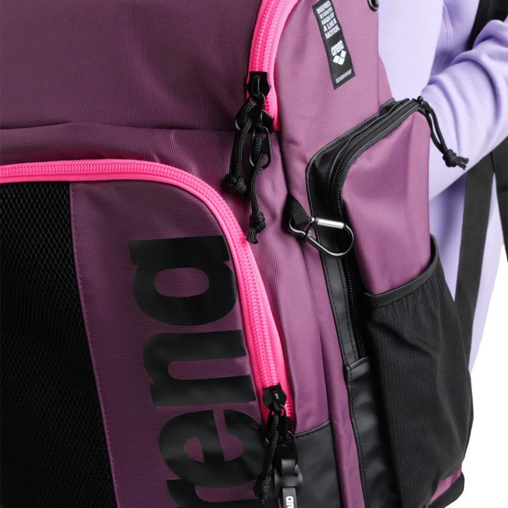 ARENA Spiky III Backpack 45 Backpack (Plum/Neon Pink)