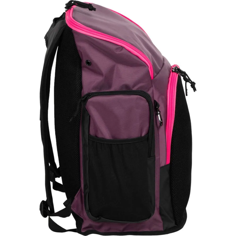 ARENA Spiky III Backpack 45 Backpack (Plum/Neon Pink)