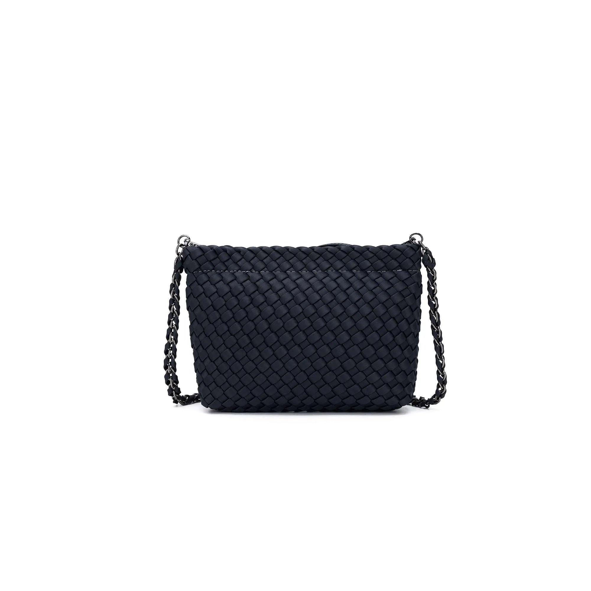 Aria Charcoal Clutch Crossbody Bag