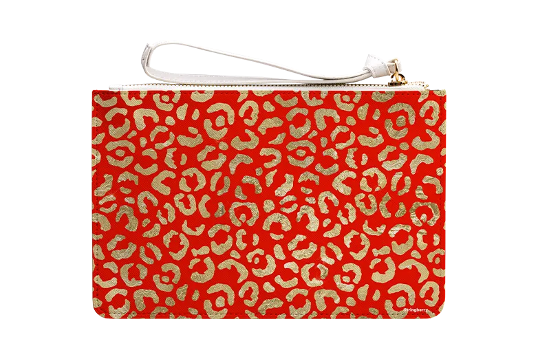 Aries Red Clutch Bag