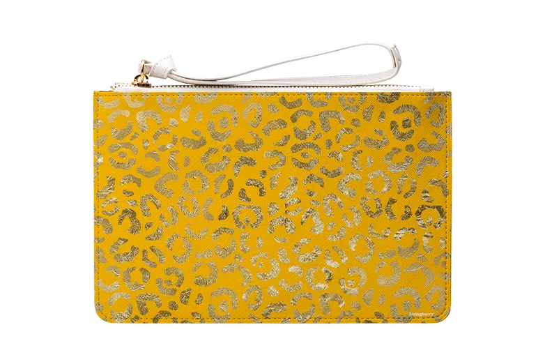 Aries Yellow Clutch Bag