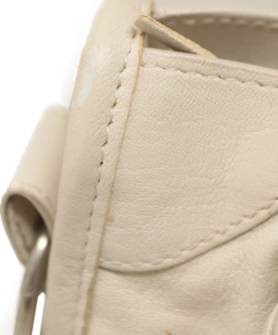 Balenciaga White Mini City Classic Shoulder Bag