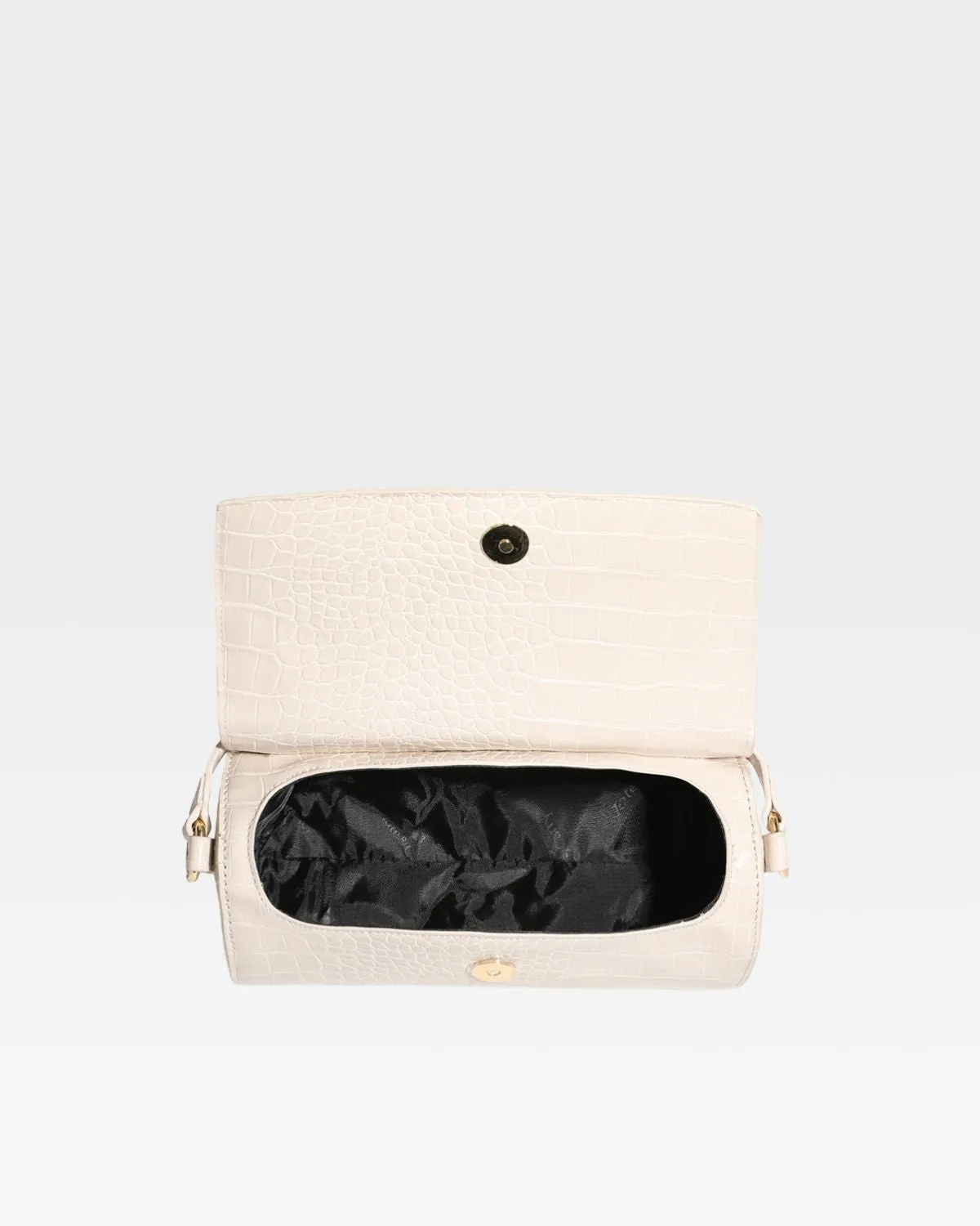 Beige Women's Barrel Purse