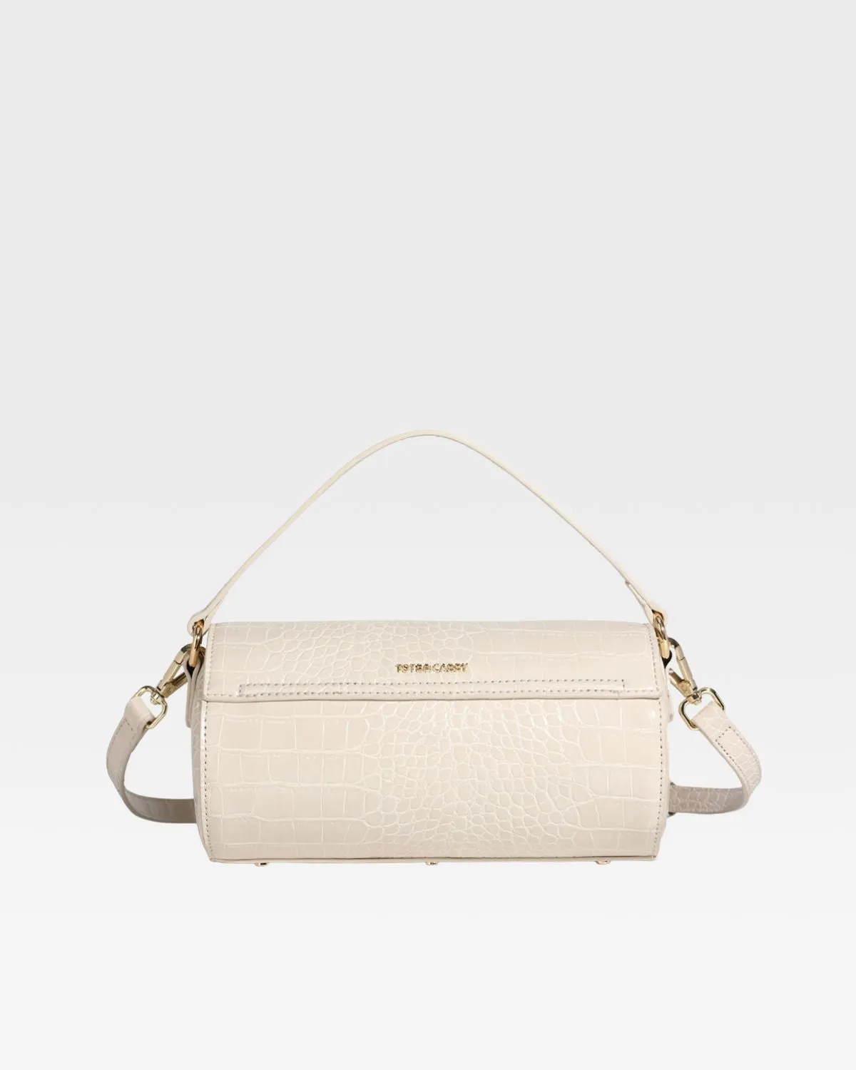 Beige Women's Barrel Purse