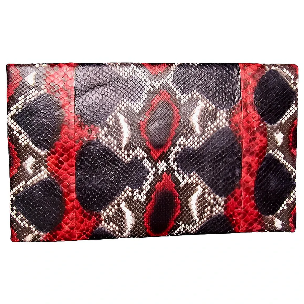 Black and Red Clutch Bag