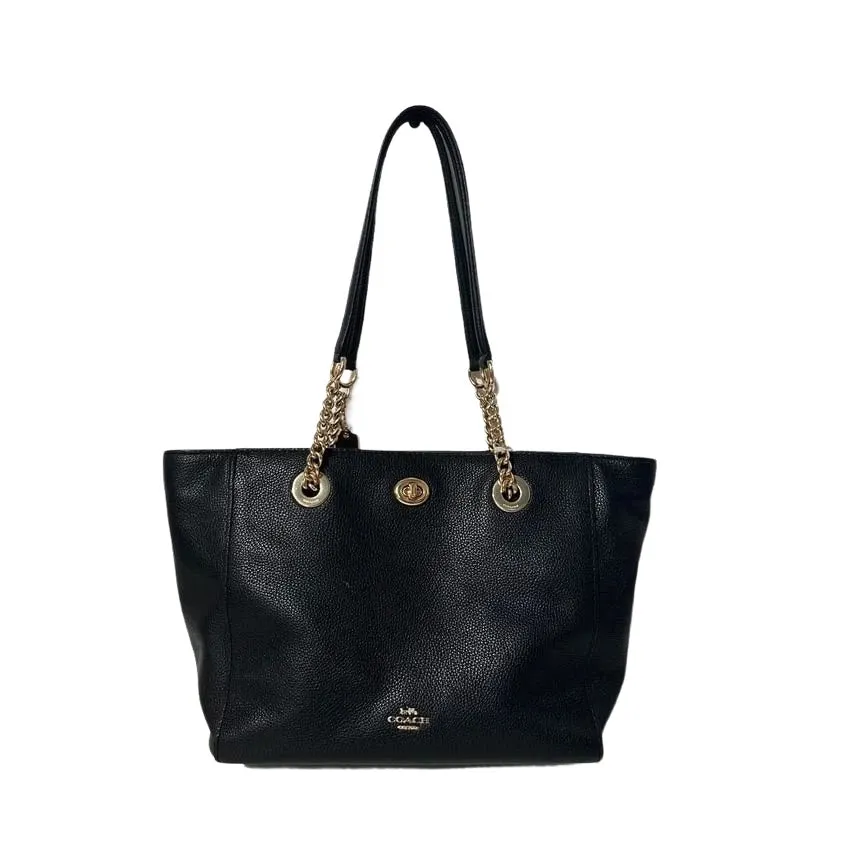 Black Pebble Shoulder Bag