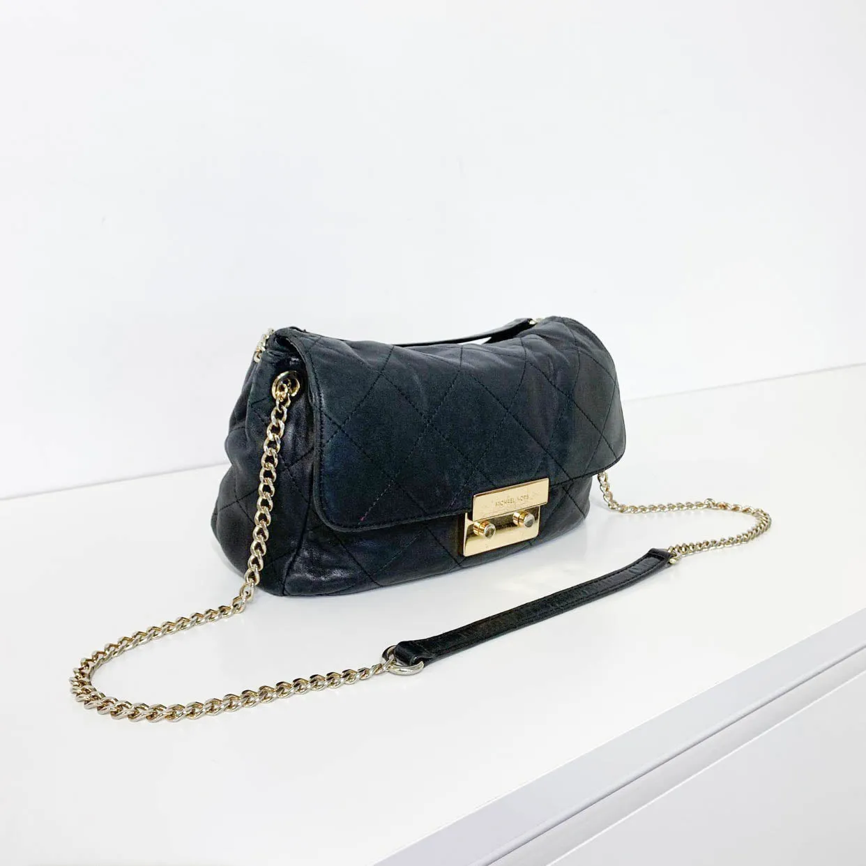 Black Quilted Bag