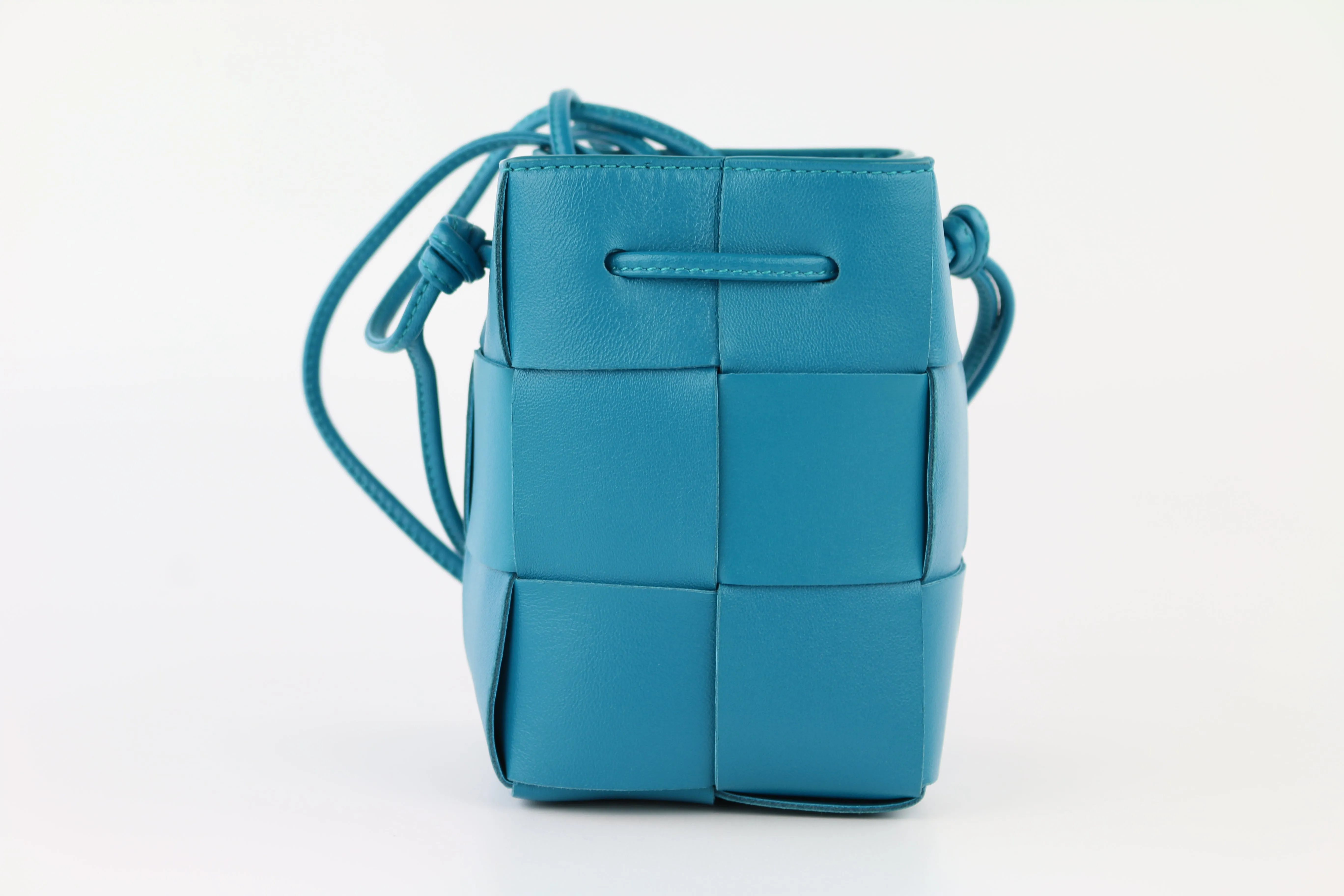 Blaster Nappa Maxi Intrecciato Mini Cassette Bucket Bag