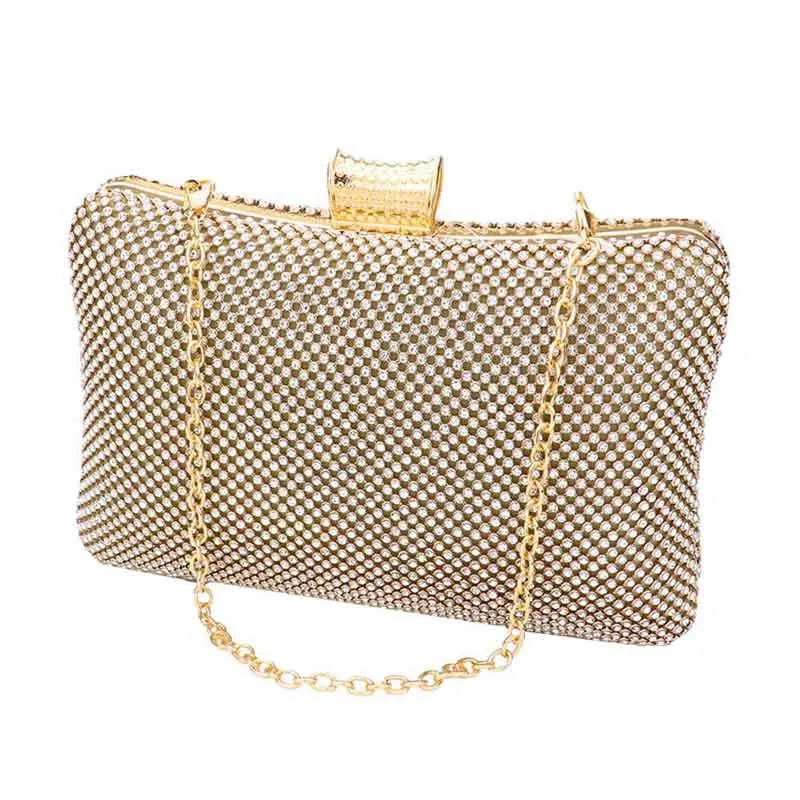 Bling Evening Tote Clutch Crossbody Bag