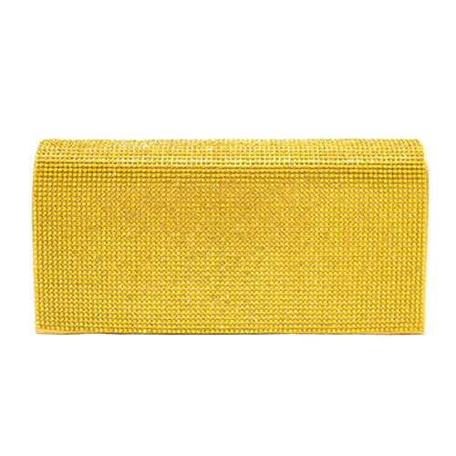 Bling Solid Evening Clutch Crossbody Bag