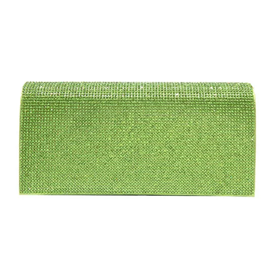 Bling Solid Evening Clutch Crossbody Bag