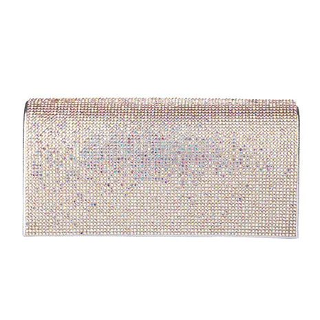 Bling Solid Evening Clutch Crossbody Bag