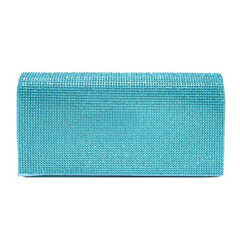 Bling Solid Evening Clutch Crossbody Bag