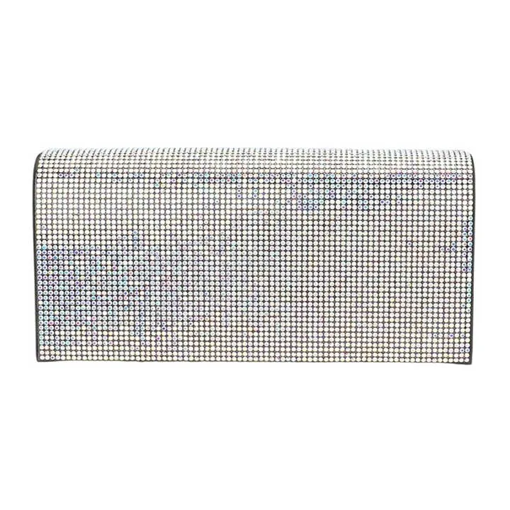 Bling Solid Evening Clutch Crossbody Bag