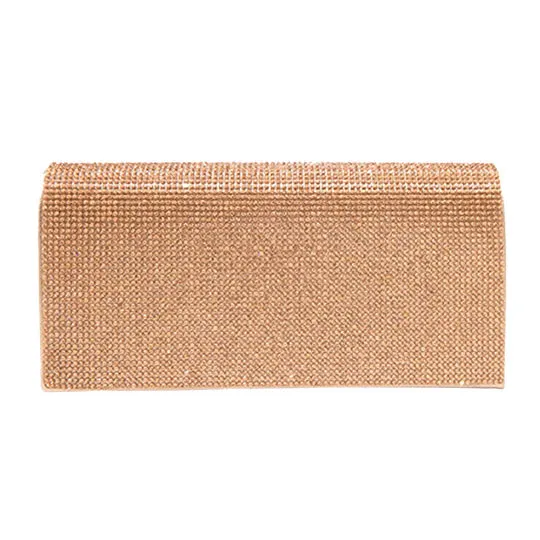 Bling Solid Evening Clutch Crossbody Bag