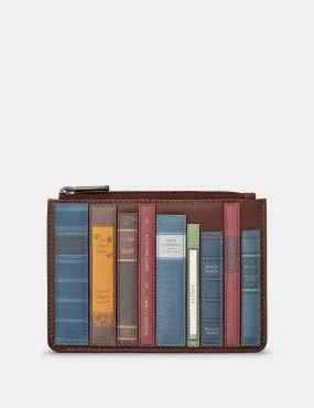 Bookworm Brown Leather Franklin Purse