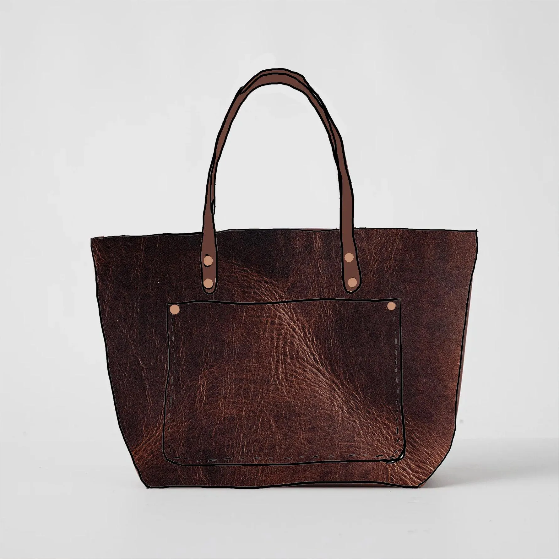 Brown Dublin Market Tote