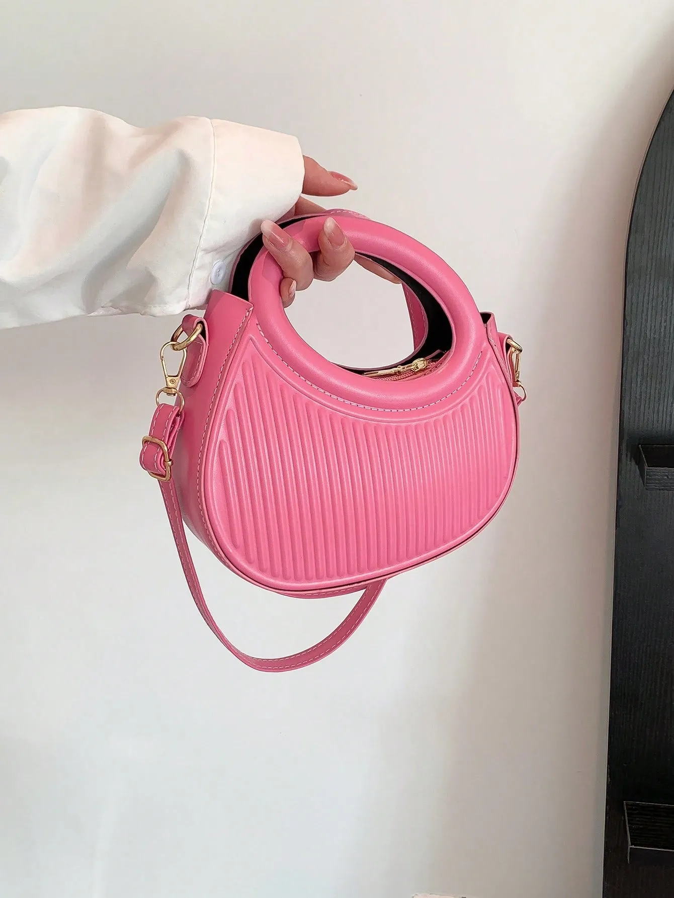 Candy Color Cross-Body Women's Handbag