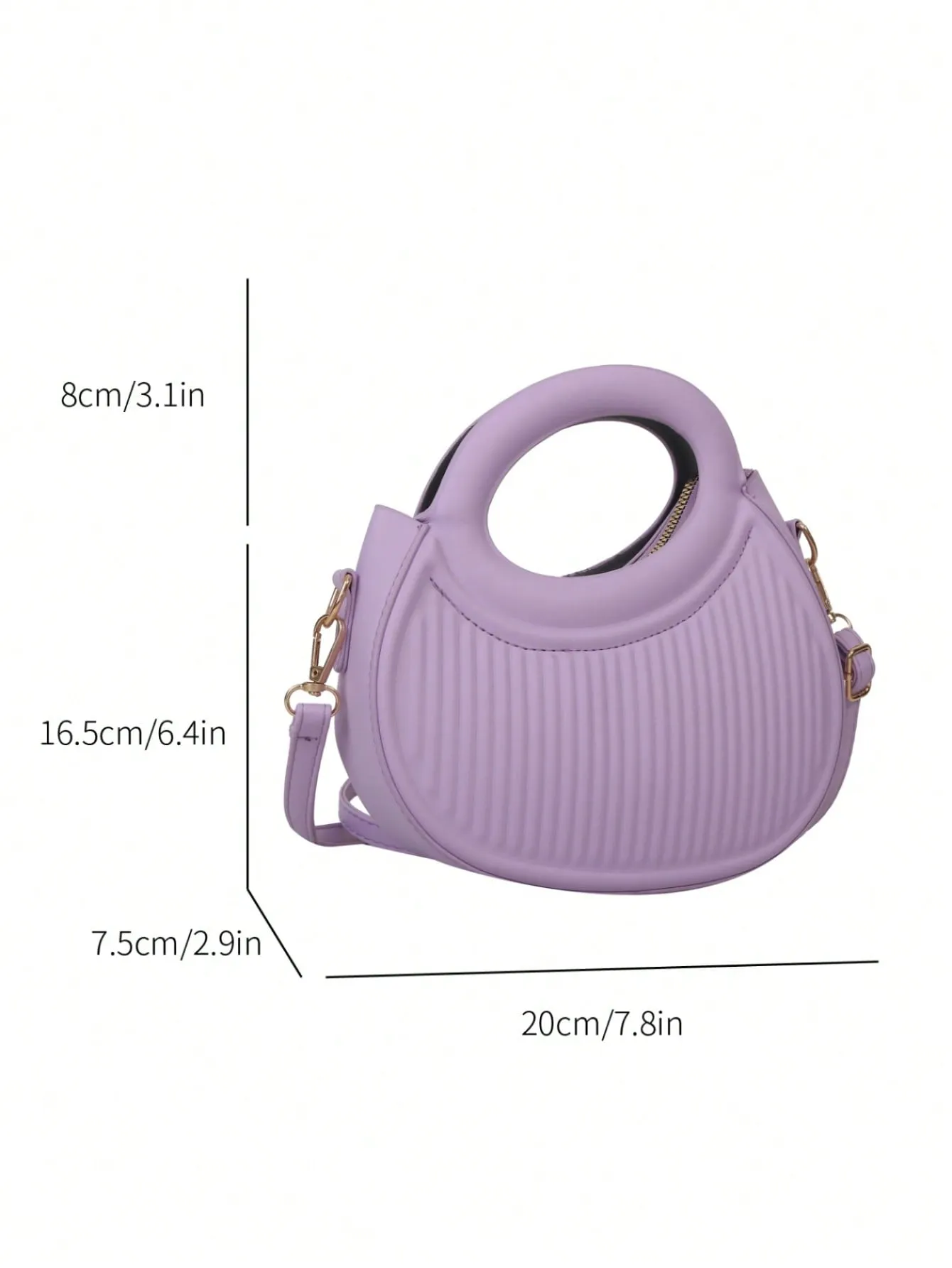 Candy Color Cross-Body Women's Handbag