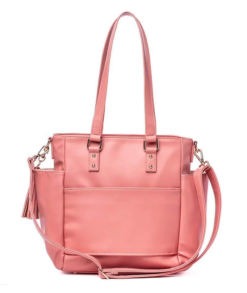 Carina Tote Bag - Coral