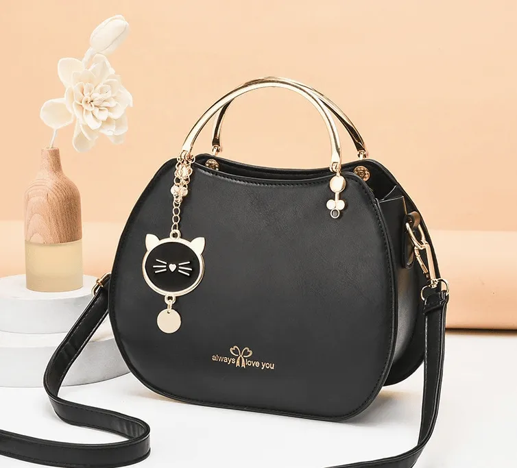 CHARMING CAT PAW HARD SHELL HANDBAG