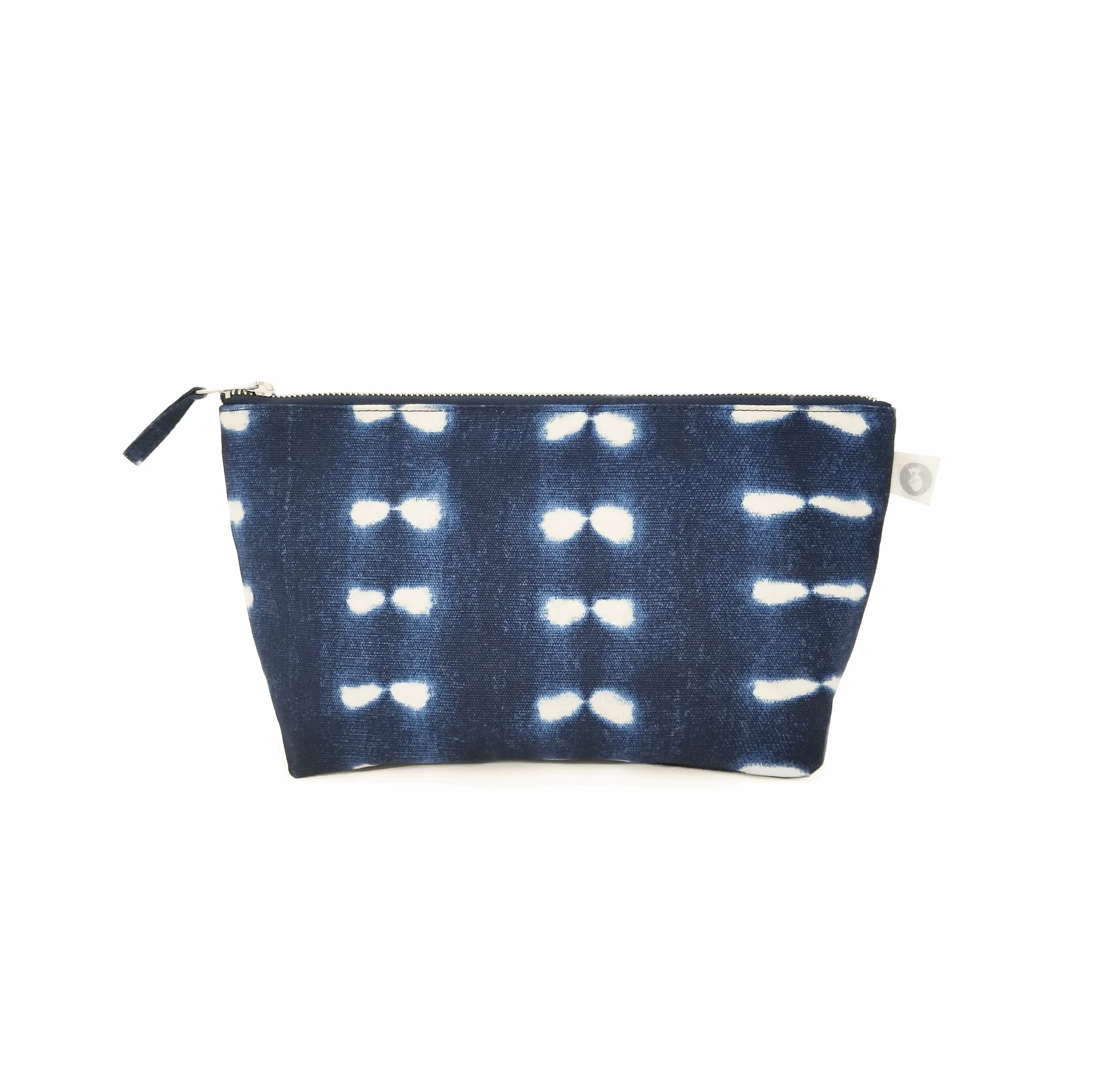 Clutch Bag: Blue Shibori