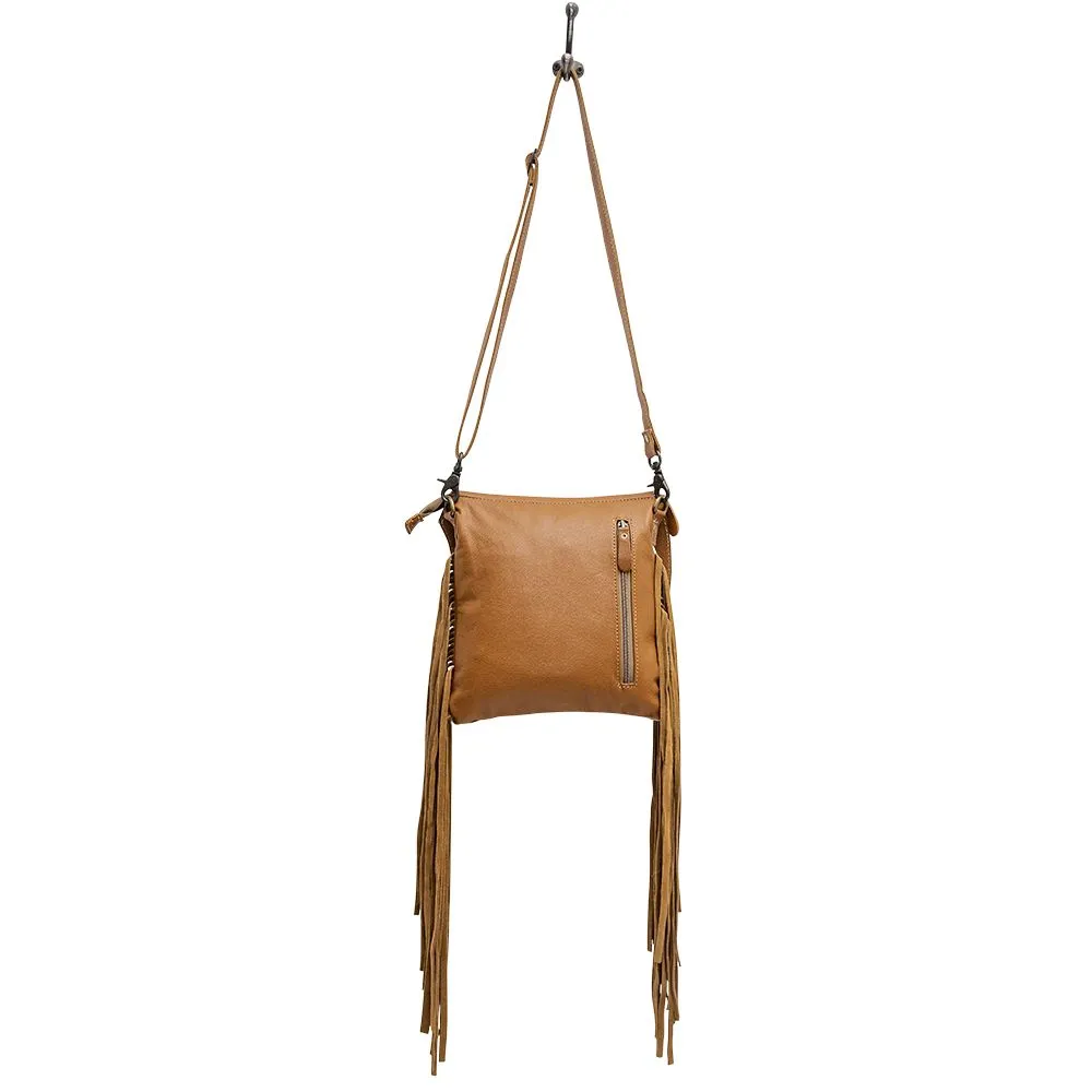 Concealed Carry Pinto Fringe Crossbody Handbag