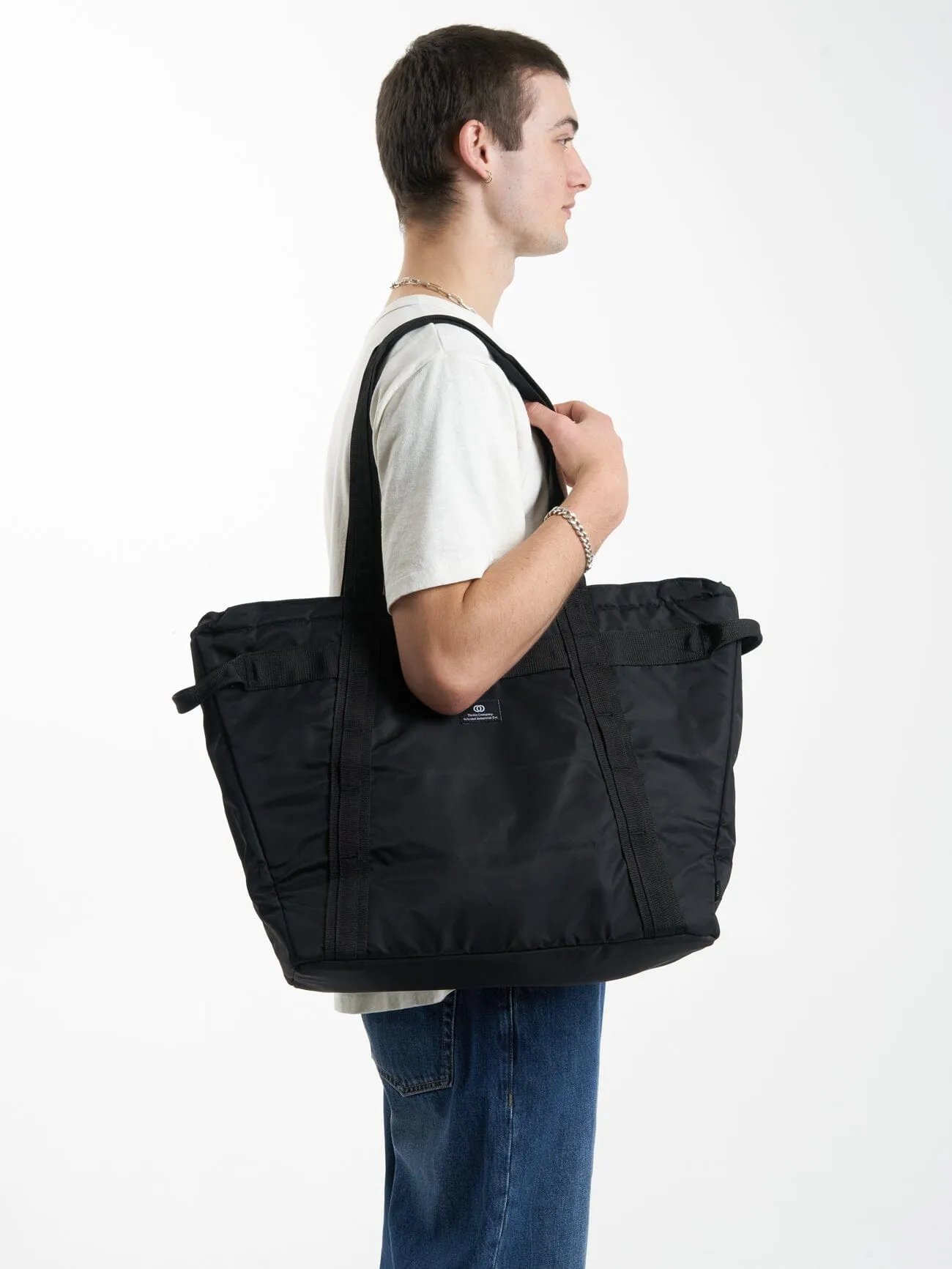 Cortex Oversized Tote - Black