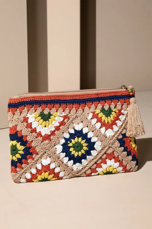 Crochet Tile Clutch