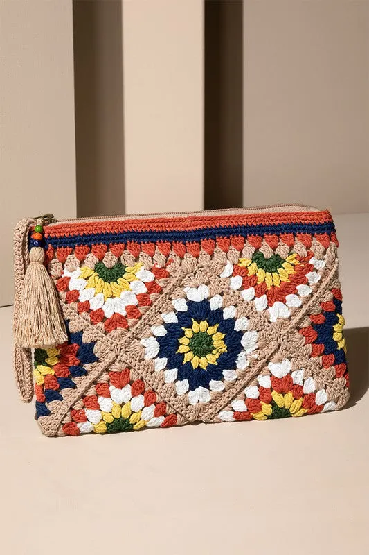 Crochet Tile Clutch