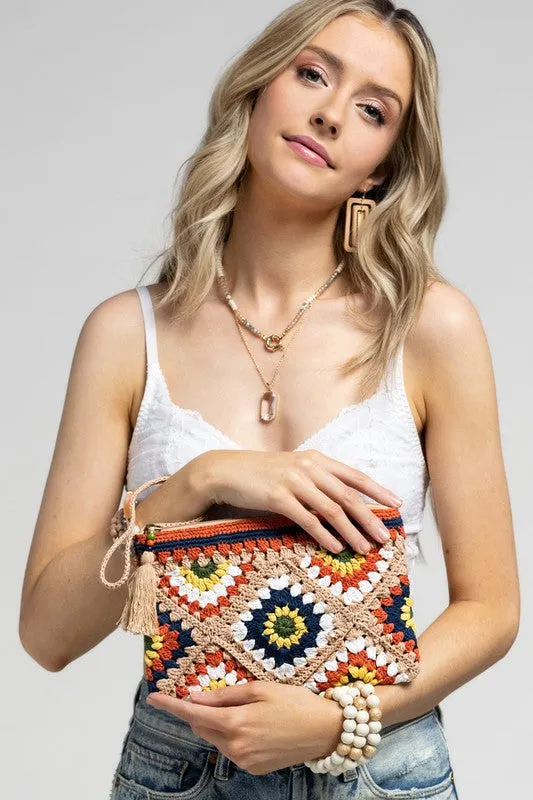 Crochet Tile Clutch