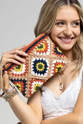 Crochet Tile Clutch