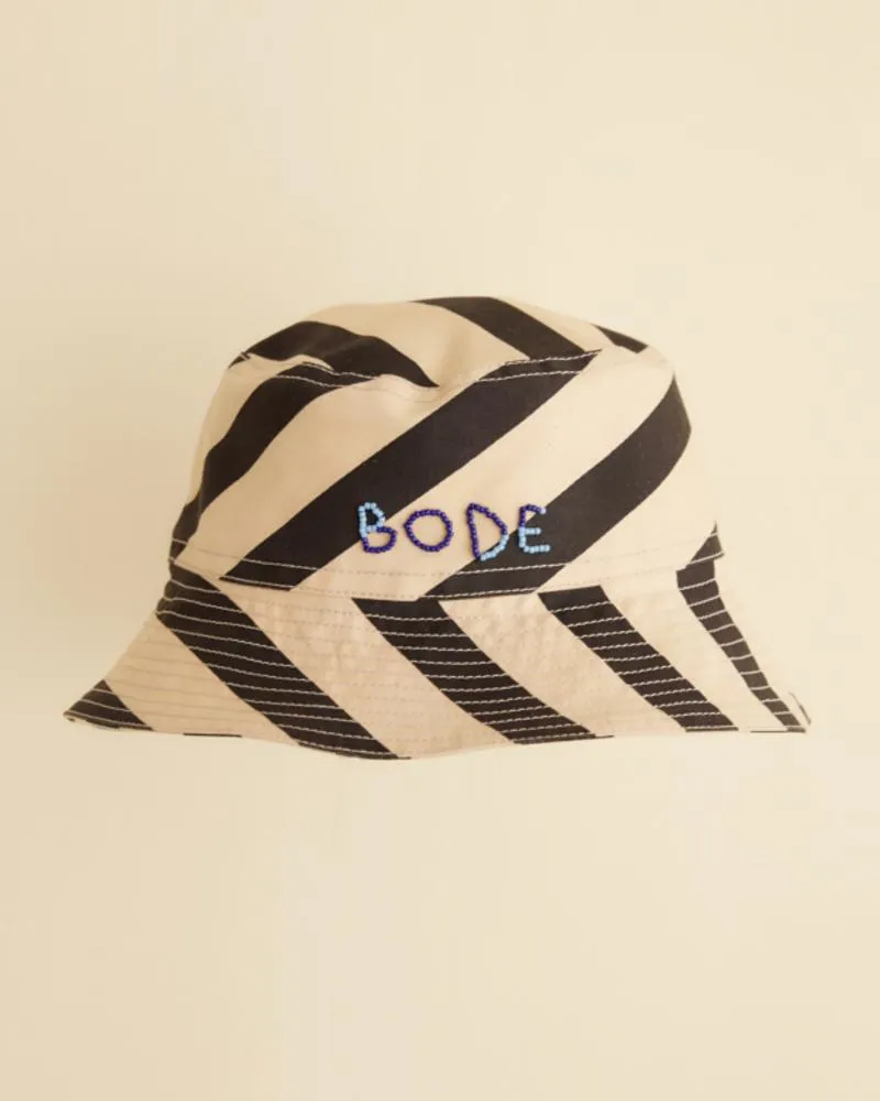 Domino Stripe Bucket Hat