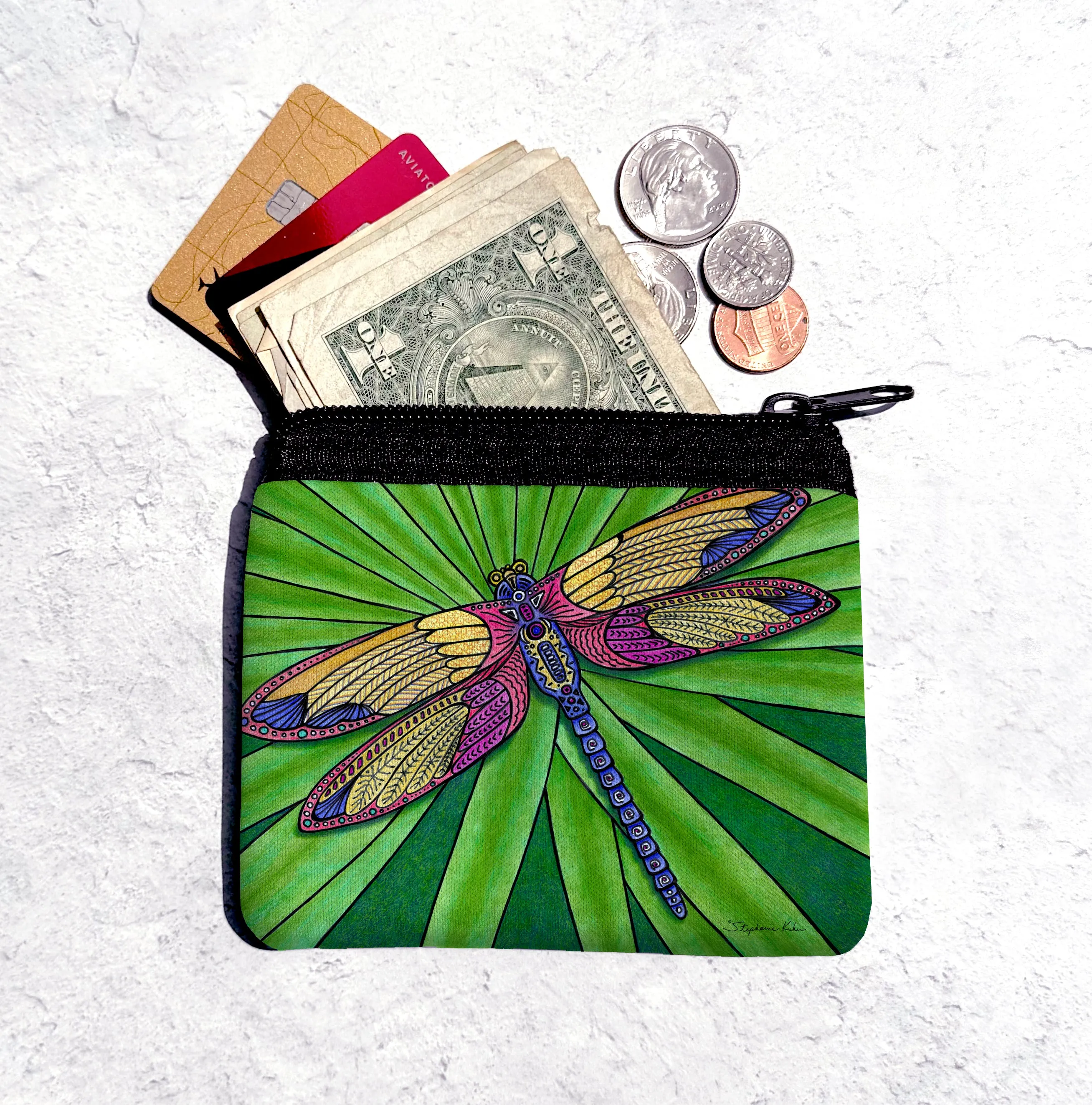 Dragonfly Coin Bag