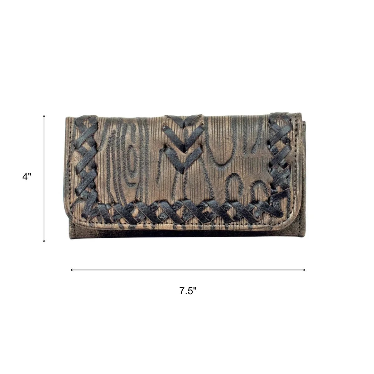 Driftwood Ladies Tri-Fold Wallet