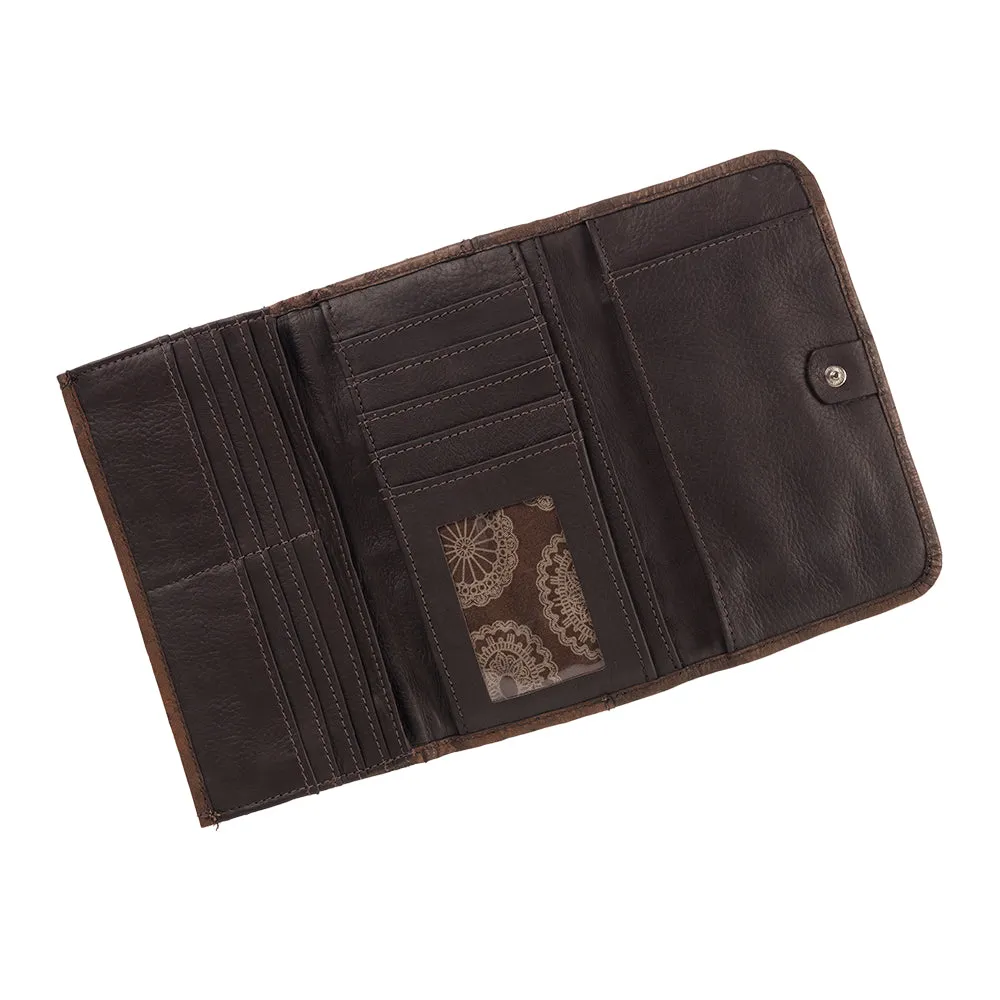 Driftwood Ladies Tri-Fold Wallet