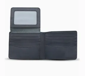 Flap Out Leather Wallet - Black