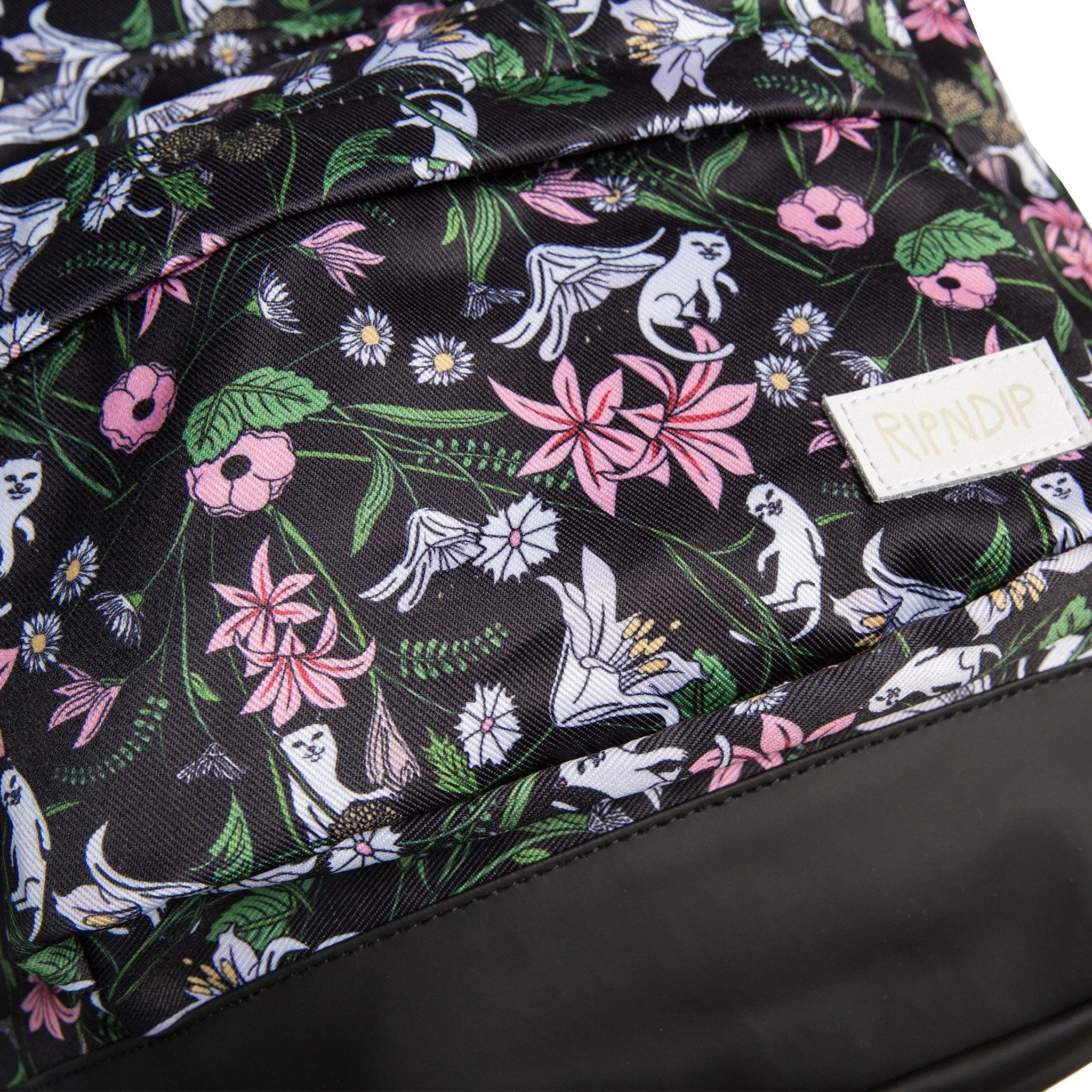 Flower Nerm Backpack (Black)