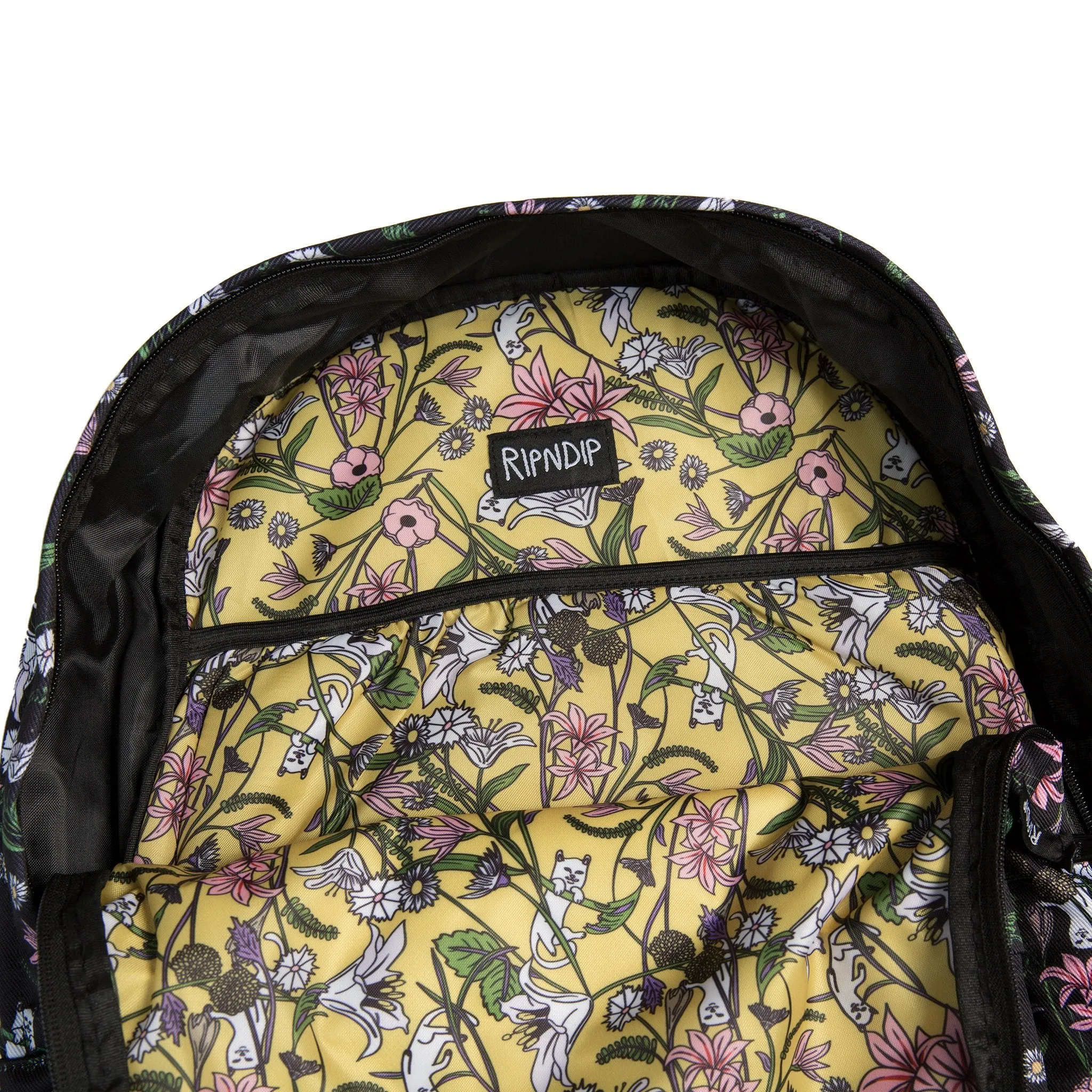 Flower Nerm Backpack (Black)